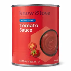 Salsa de tomate sin sal, 794 g, K&L