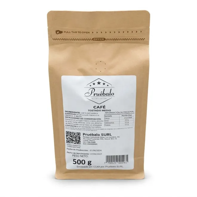 Café en granos, 500 g, Pruébalo
