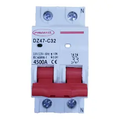 Breaker termomagnético 32 A 2 Polos, Proefix