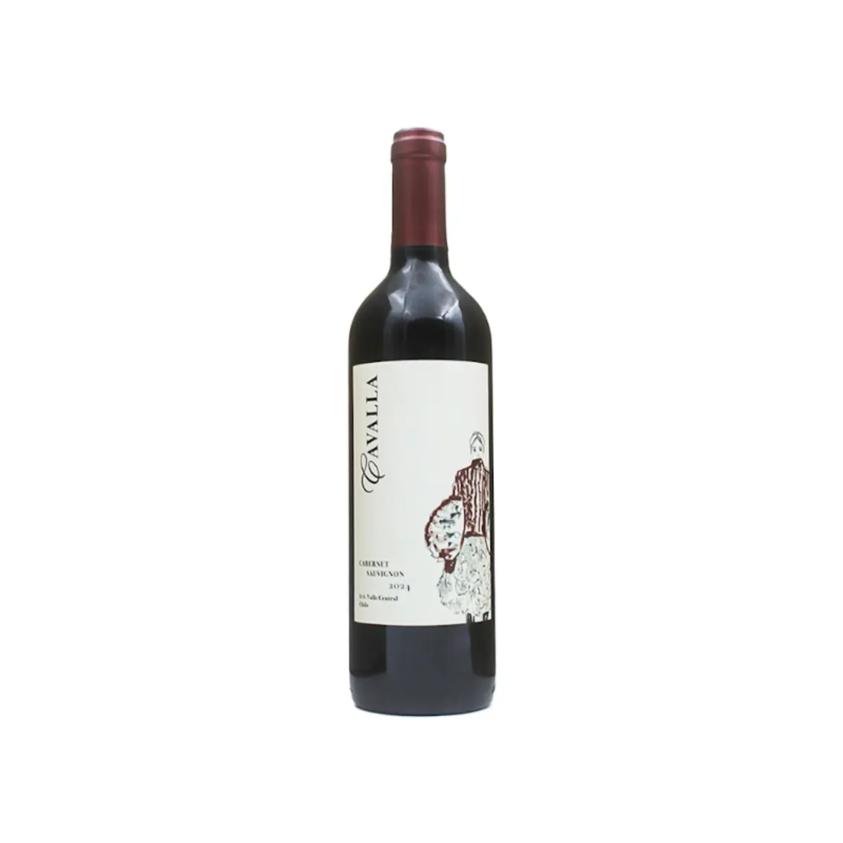 Vino Tinto Cabernet Sauvignon, 750 ml, Cavalla
