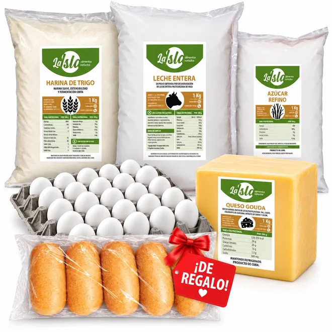 Combo despensa clásica + bolsa de pan de regalo