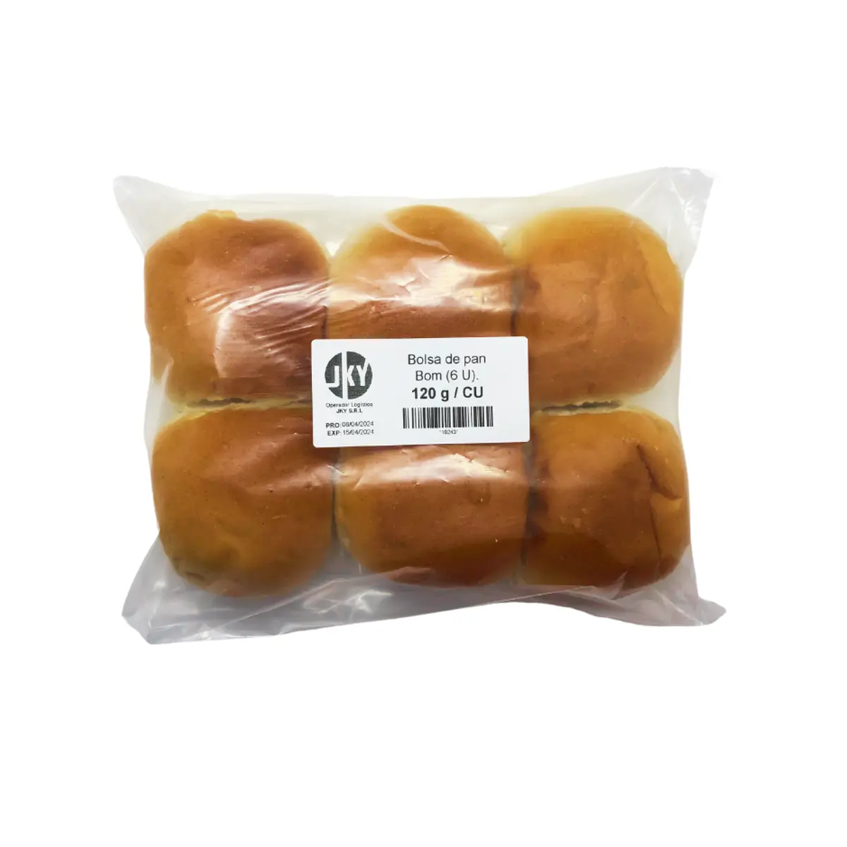 Bolsa de pan bum, 6 u