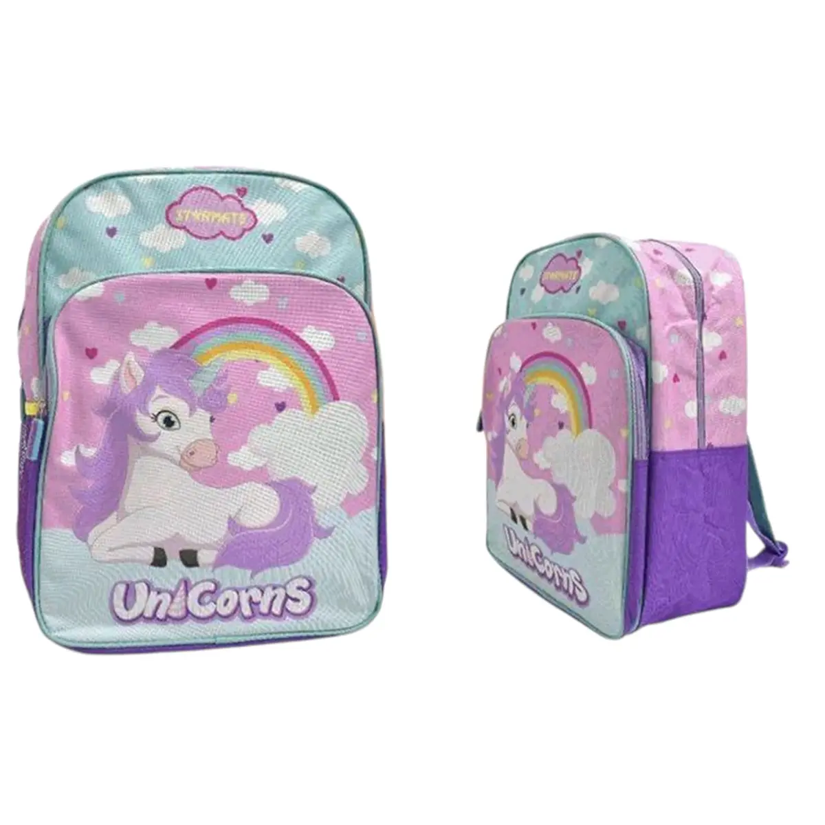 Mochila para niña con diseño de unicornio