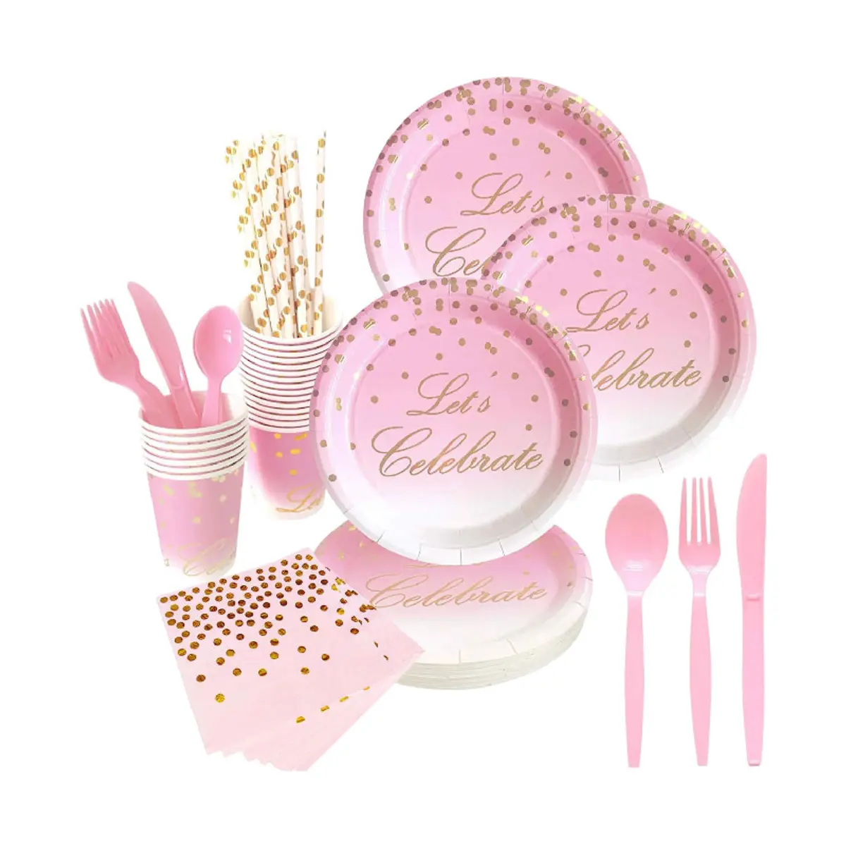 Set de artículos para fiesta