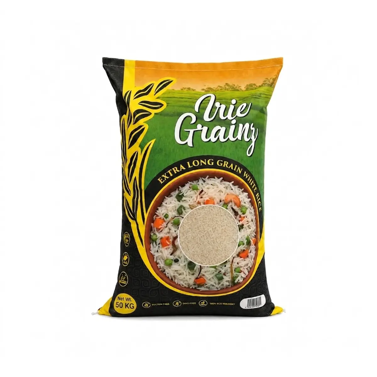 Arroz blanco extralargo, 50 kg, Irie Grainz