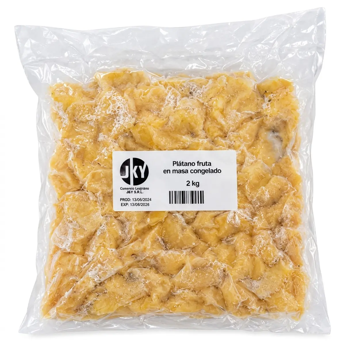 Plátano fruta en masa, 2 kg, JKY