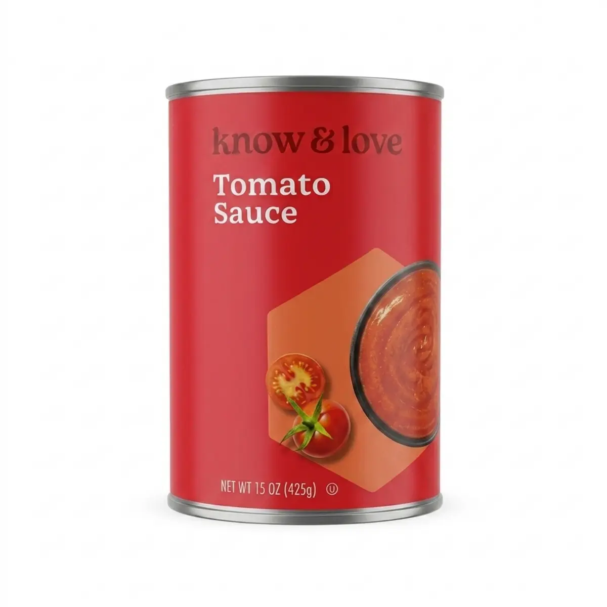 Salsa de tomate con sal, 425 g, K&L