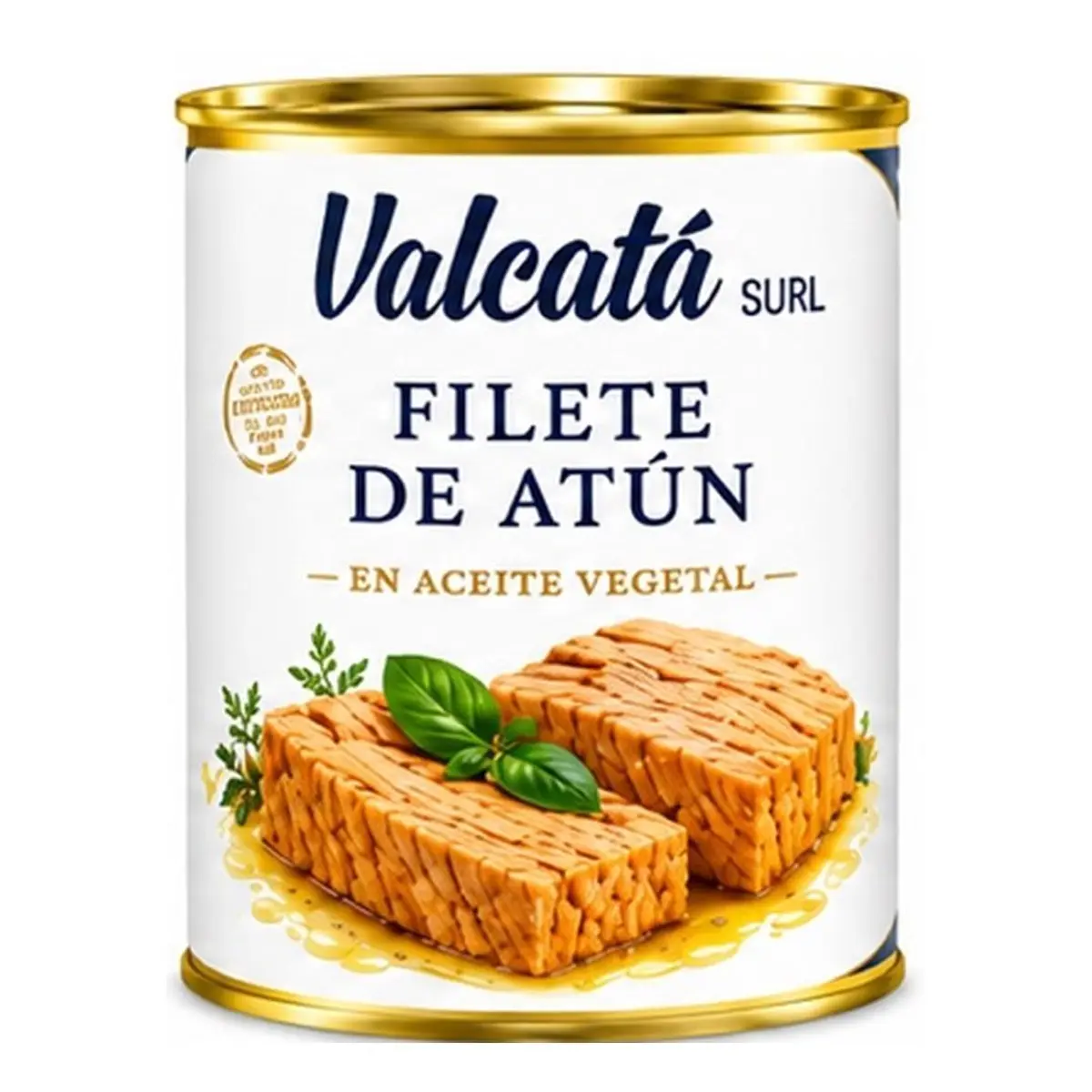 Filete de atún en aceite vegetal, 400 g, Valcatá