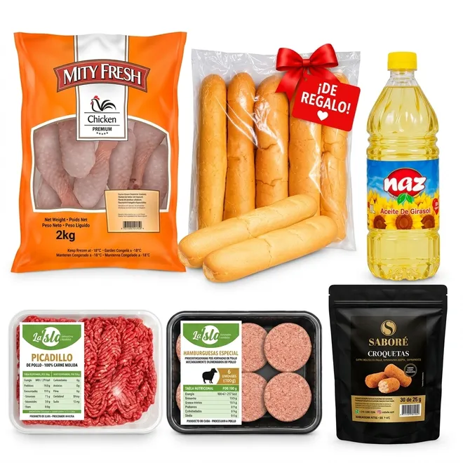Combo antojo familiar + bolsa de pan de regalo