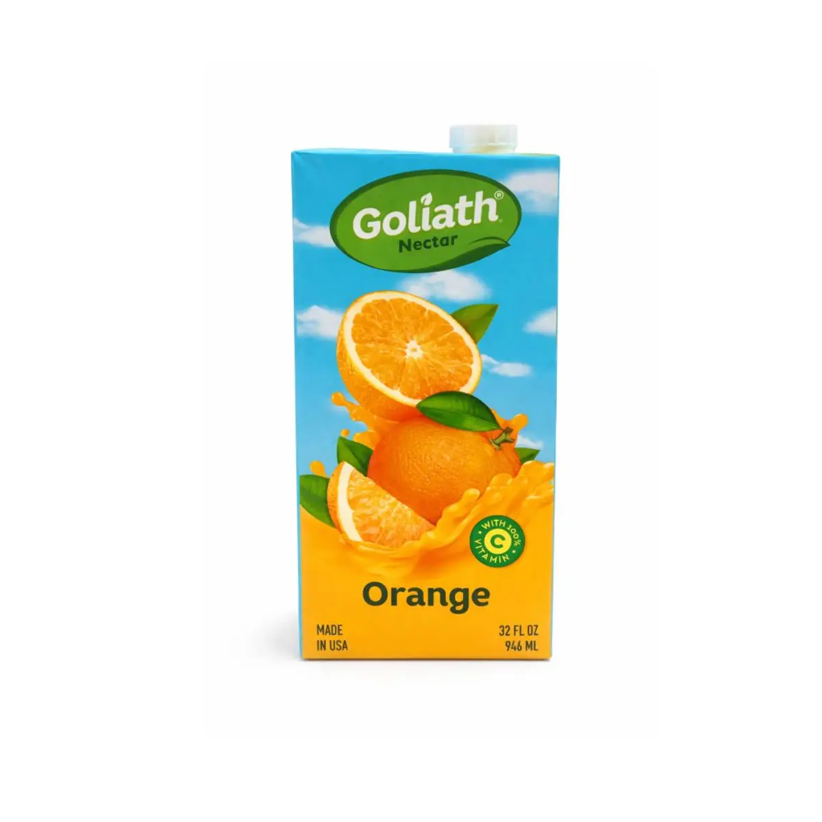 Jugo de naranja, 946 ml, Goliath