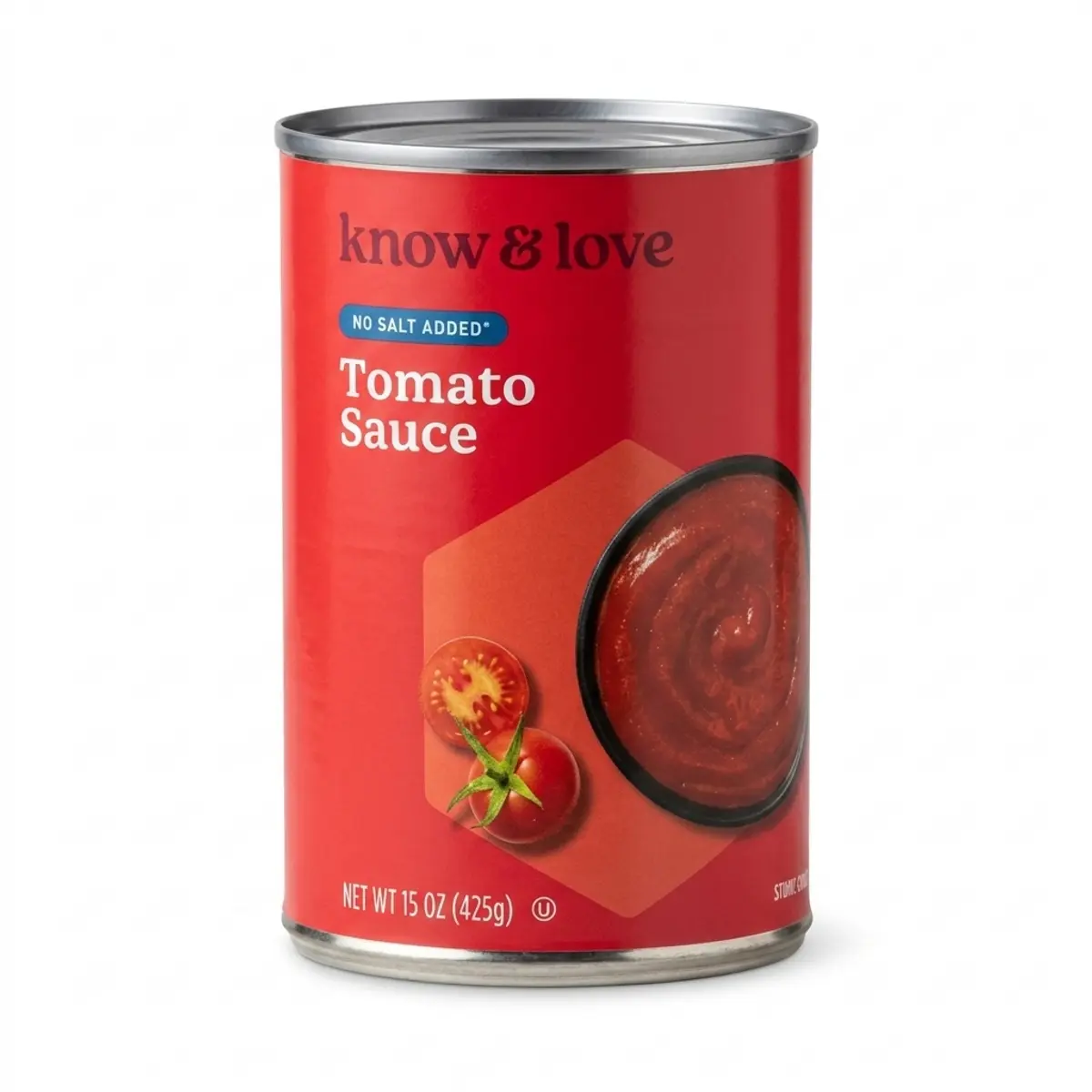 Salsa de tomate sin sal, 425 g, K&L