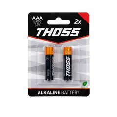 Batería alcalina AAA, 1.5 V, THOSS