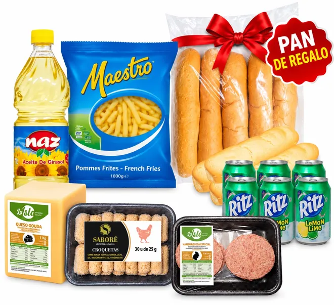 Combo sabor y refresco + bolsa de pan de regalo