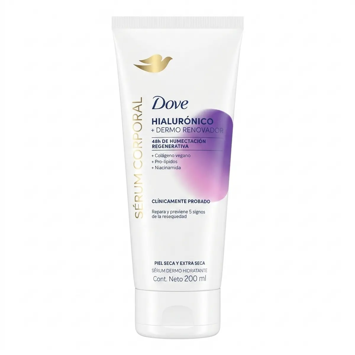 Crema corporal con Ácido Hialurónico, 200 ml, Dove 