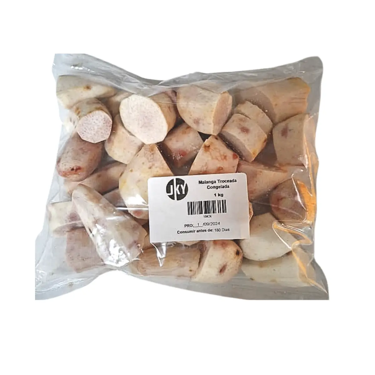 Malanga troceada congelada, 1 kg, JKY