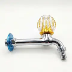 Grifo de pared para fregadero con mariposa amarilla, Proefix