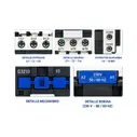 Contactor magnético de 3 polos de 220 V / 32 Ah