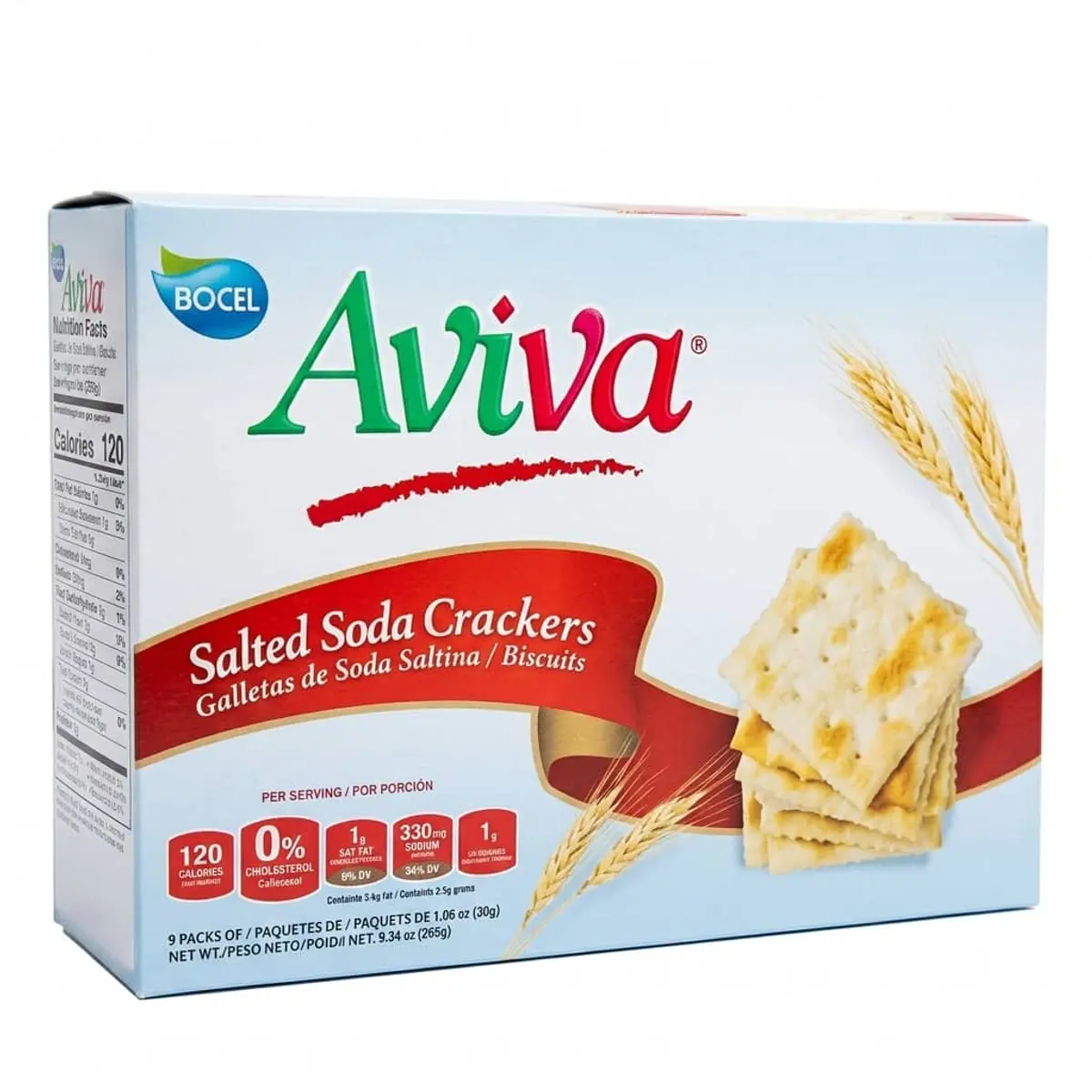 Galleta de soda Saltina (9 x 30 g) Aviva