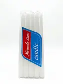Paquete de velas color blanco, 10 U, Miracle Dux