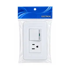 Interruptor con tomacorriente combinado 120 V / 10 Ah