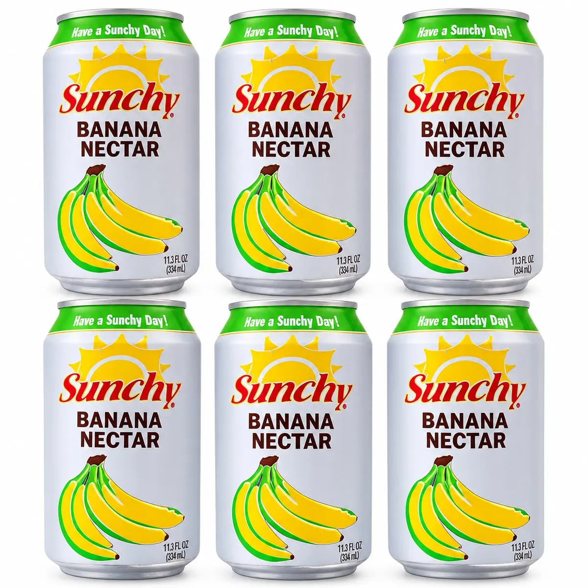 Néctar de plátano Sunchy (6 x 334 ml)