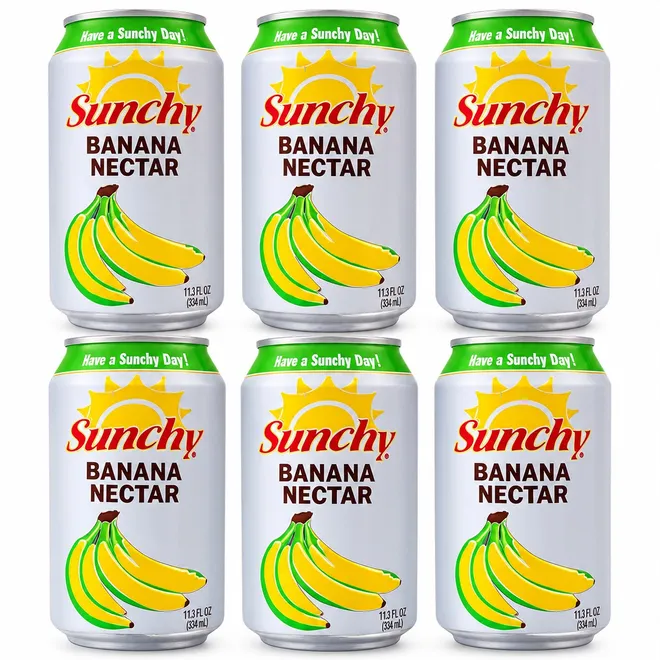 Néctar de plátano Sunchy (6 x 334 ml)