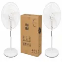 Ventiladores recargables blancos 18" (2 unidades)