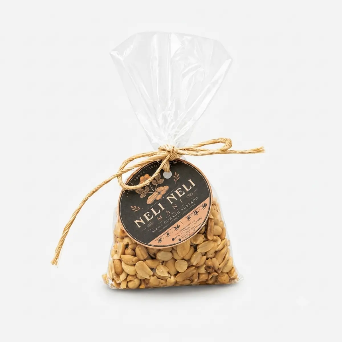 Maní tostado con sal, 125 g, Neli Neli