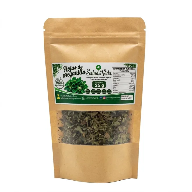 Hojas de oreganillo, 25 g, Salud y Vida