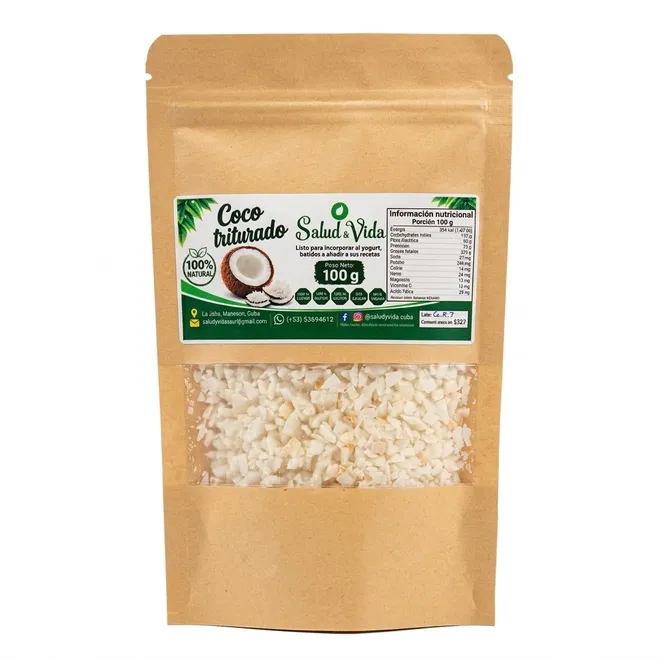 Coco triturado, 100 g, Salud y Vida