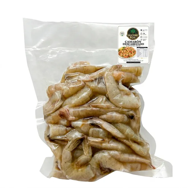 Camarón descabezado, 1 lb, Soluciones Real