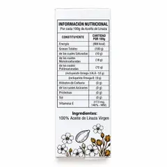 Aceite de linaza, 25 g, Salud y Vida