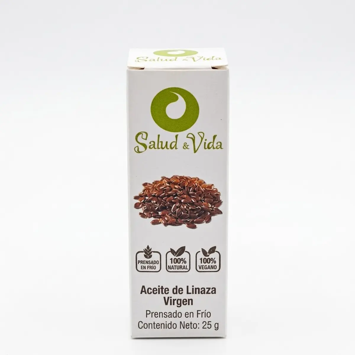 Aceite de linaza, 25 g, Salud y Vida