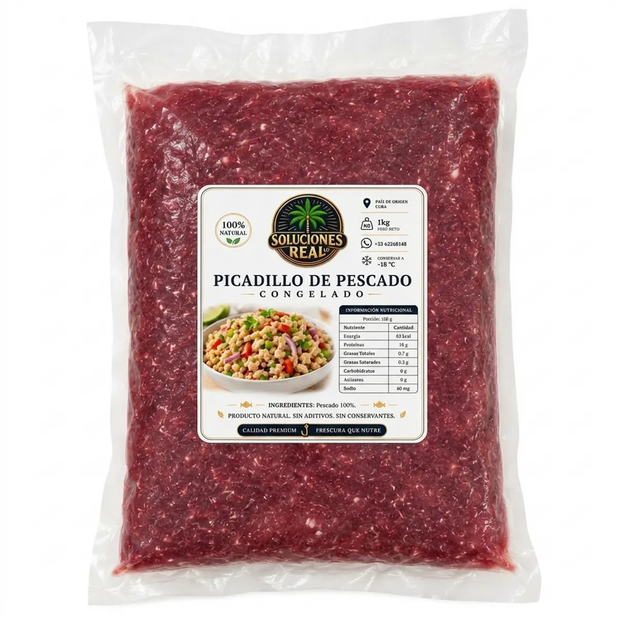 Picadillo de pescado, 1 kg, Soluciones Real