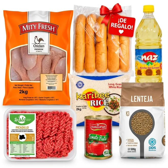 Combo almuerzo familiar + bolsa de pan de regalo