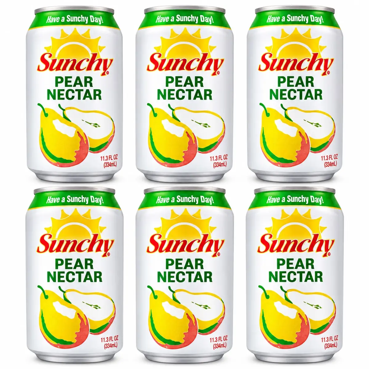 Néctar de pera Sunchy (6 x 334 ml)