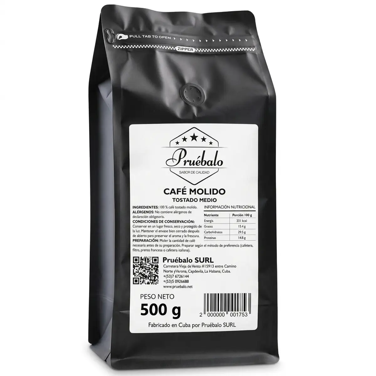 Café molido, 500 g, Pruébalo
