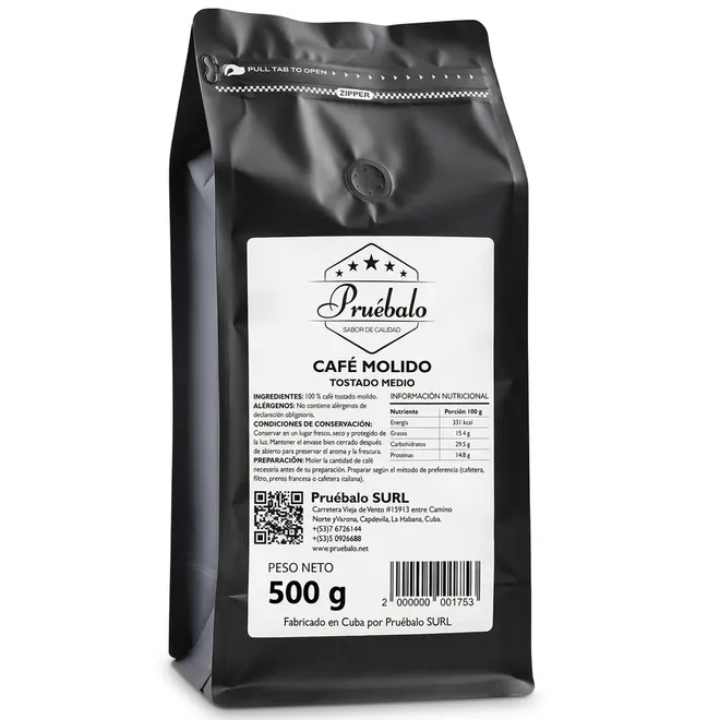Café molido, 500 g, Pruébalo