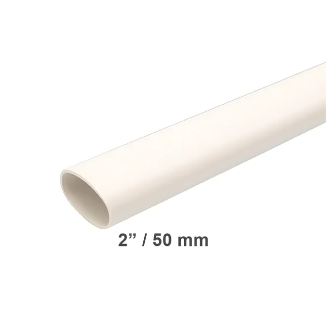 Tubo de drenaje PVC 50 mm x 4 m