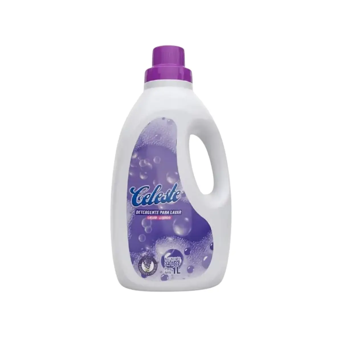  Detergente líquido para ropa, 1 L, Celeste