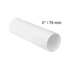 Tubo de drenaje PVC 75 mm x 3 m