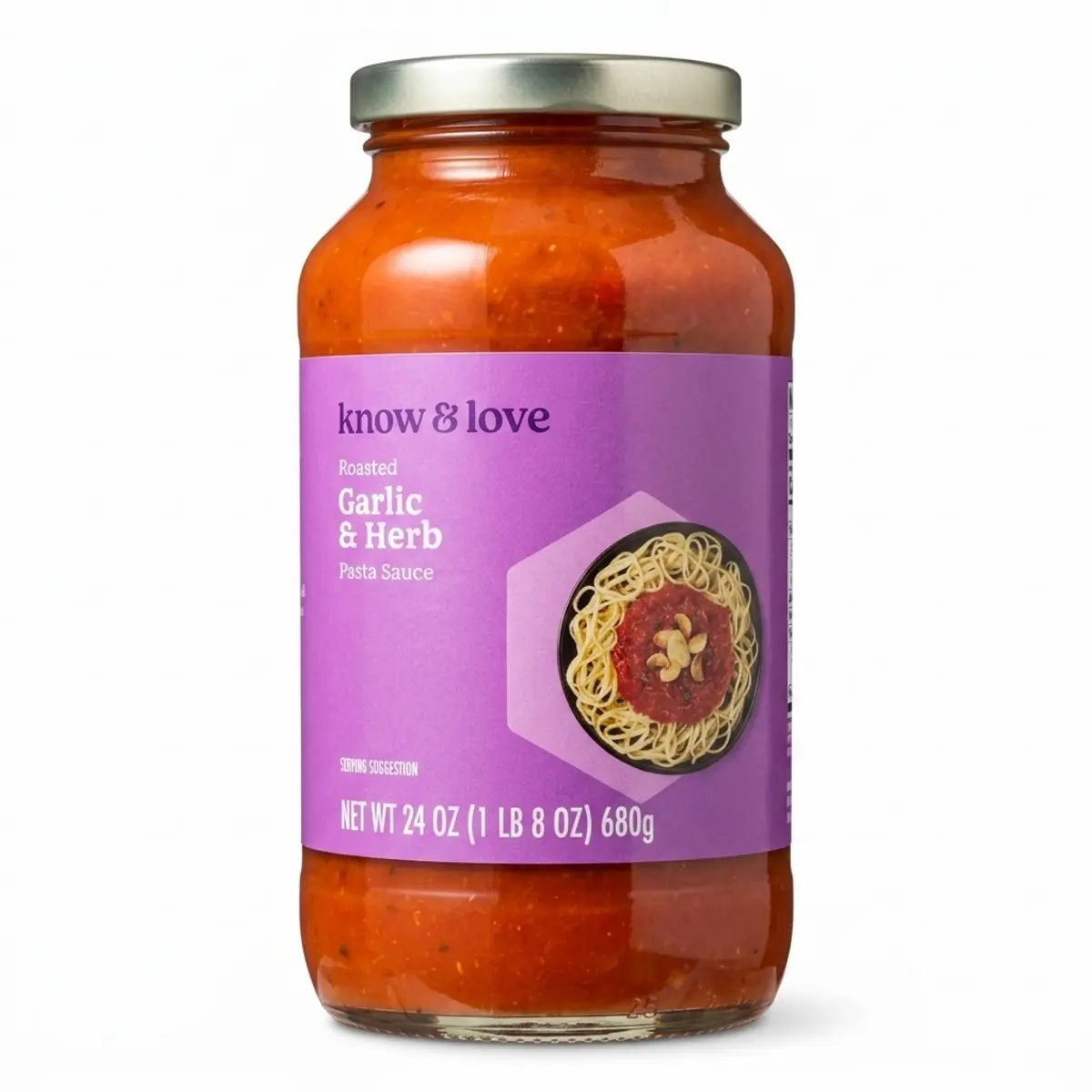 Salsa para pastas sabor ajo asado, 680 g, K&L