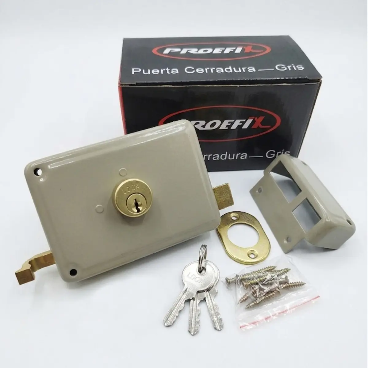 Cerradura de tres pasos de montaje a la derecha, Proefix