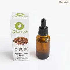 Aceite de linaza, 25 g, Salud y Vida