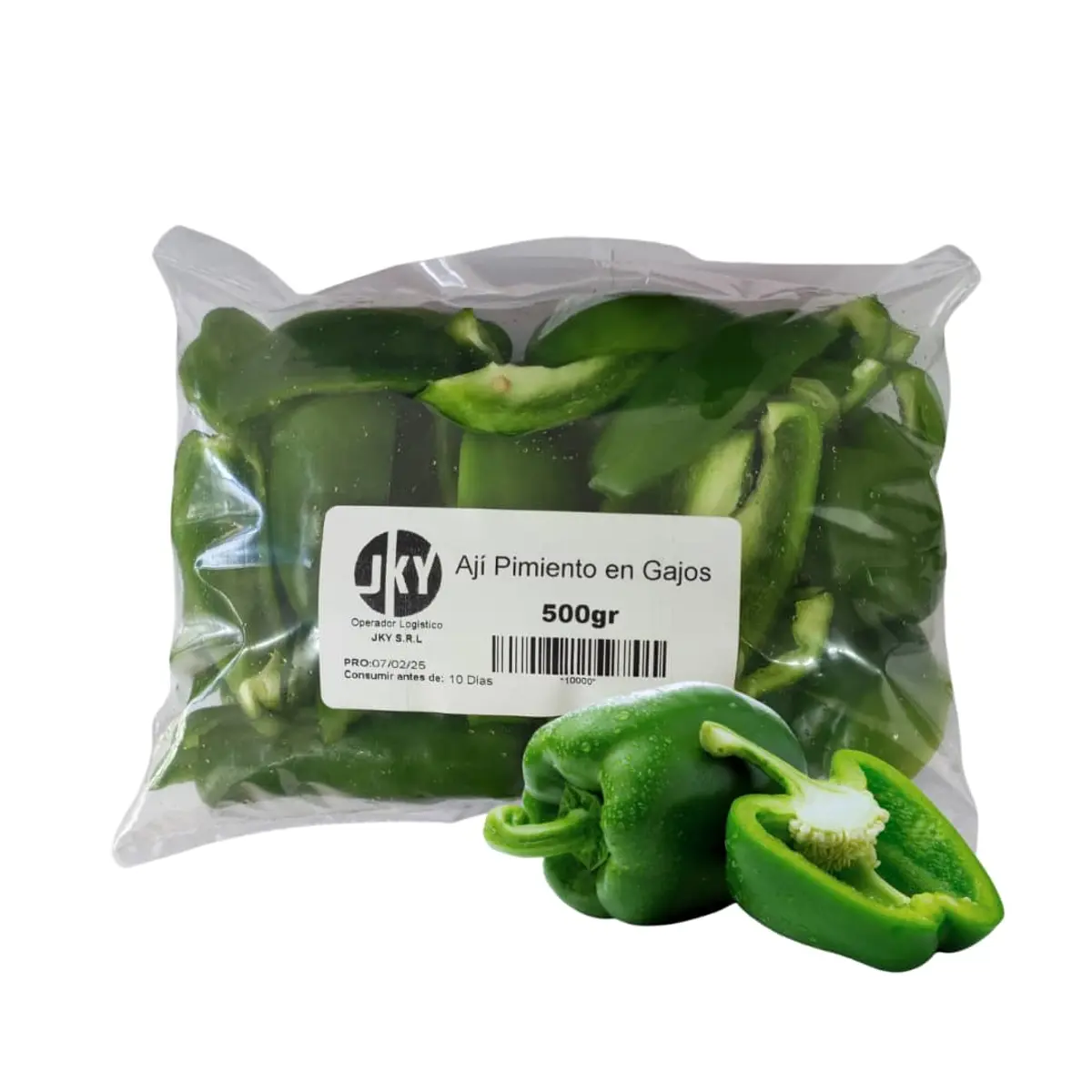 Ají pimiento en gajos, 500 g, JKY