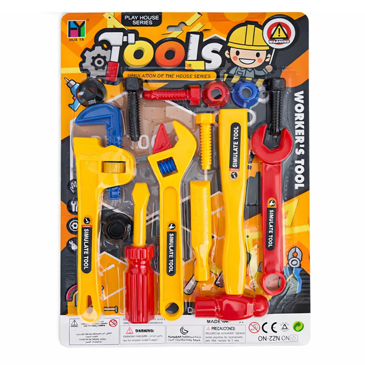 Set de mecánico para niños, 15 herramientas