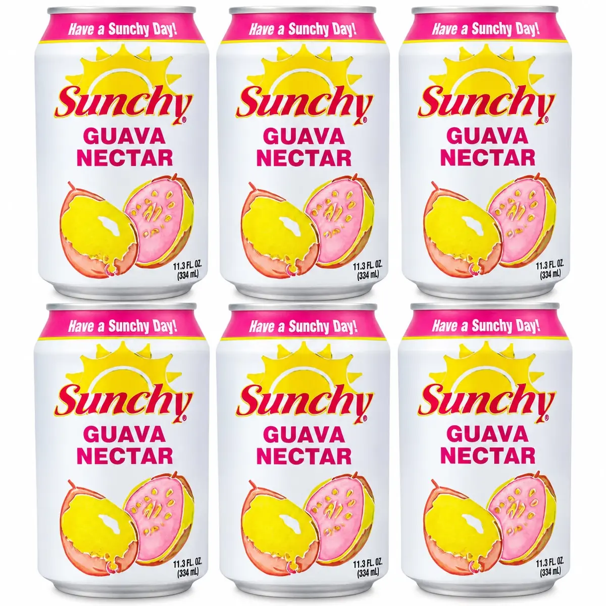 Néctar de guayaba Sunchy (6 x 334 ml)
