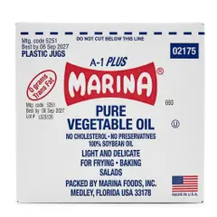 Aceite vegetal, 8,63 lt (2 unidades) Marina
