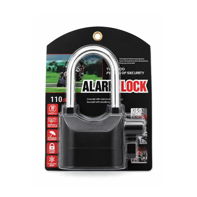 Candado de seguridad de 60 mm con alarma integrada