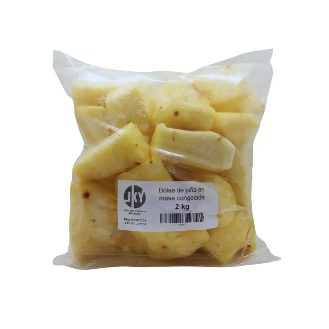 Masa de piña congelada, 2 kg, JKY